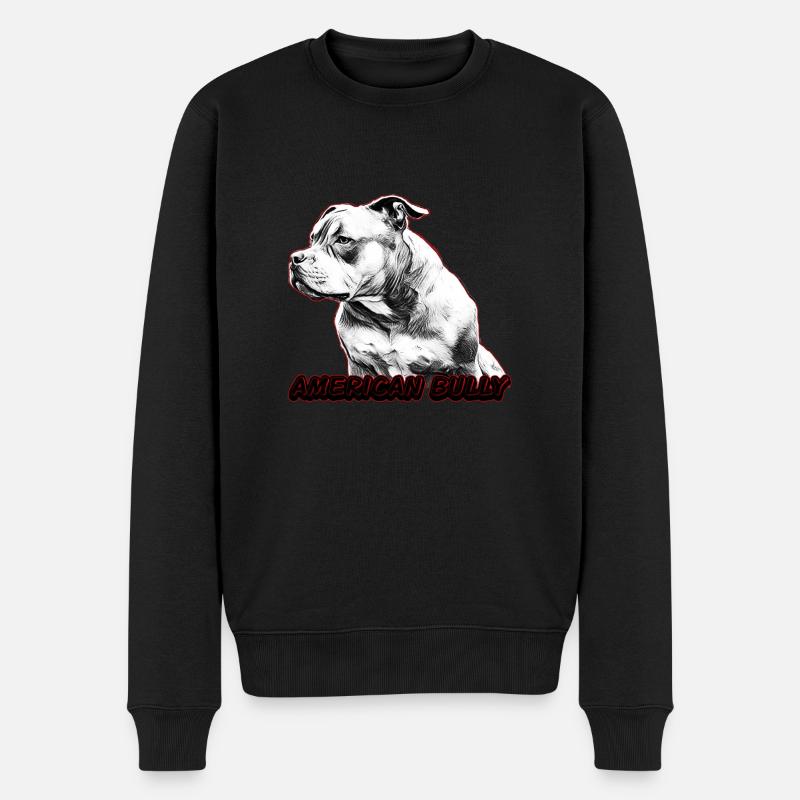 American Bully Pocket - Pull Premium bio Homme - noir