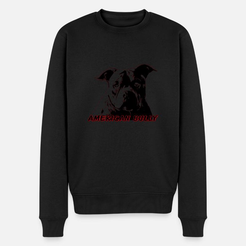 American Bully Pocket 03 - Pull Premium bio Homme - noir