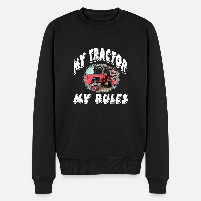 Tracteur - Pull Premium bio Homme - noir