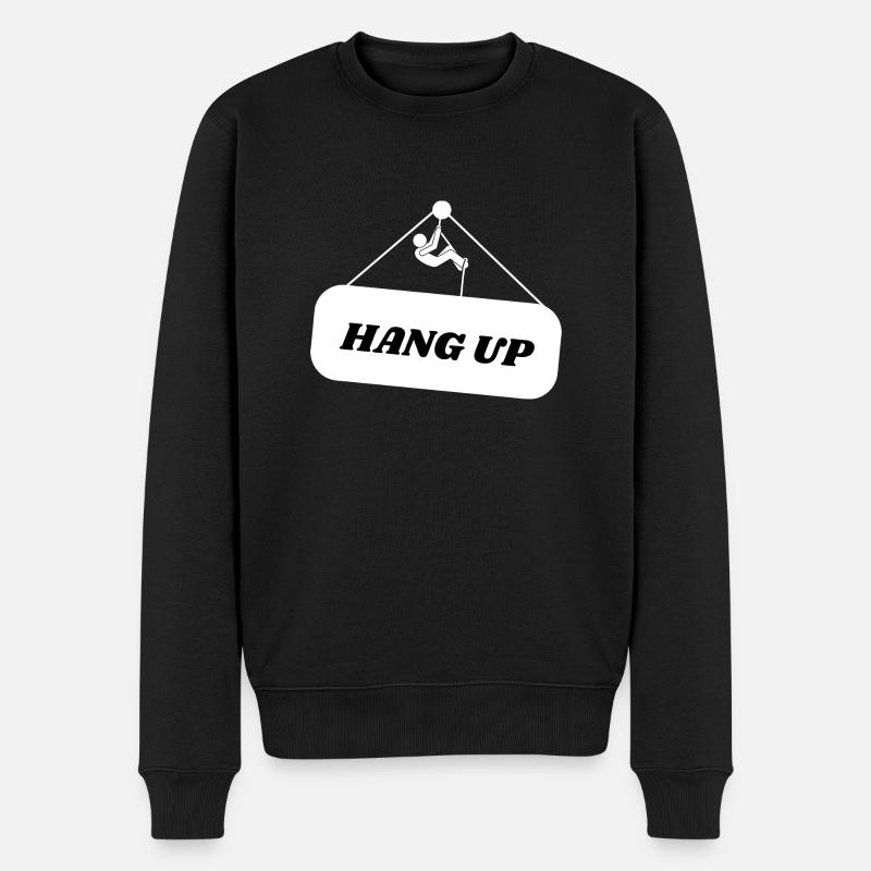 Un instant - Pull Premium bio Homme - noir