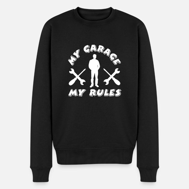 Garage - Pull Premium bio Homme - noir