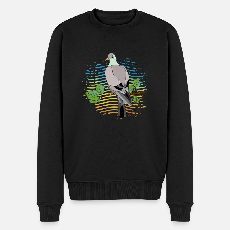 Oiseau - Pull Premium bio Homme - noir