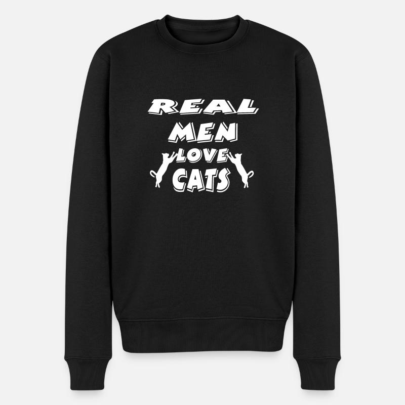 Chat - Pull Premium bio Homme - noir