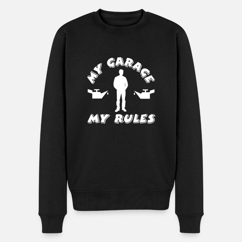 Garage - Pull Premium bio Homme - noir