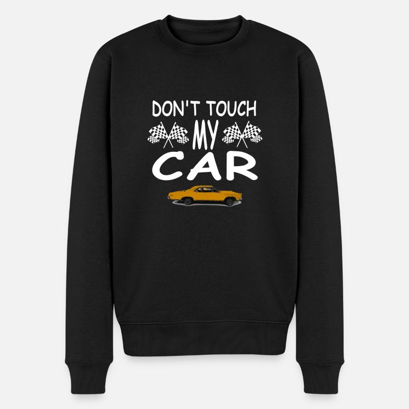 Auto - Männer Premium Bio Pullover - Schwarz