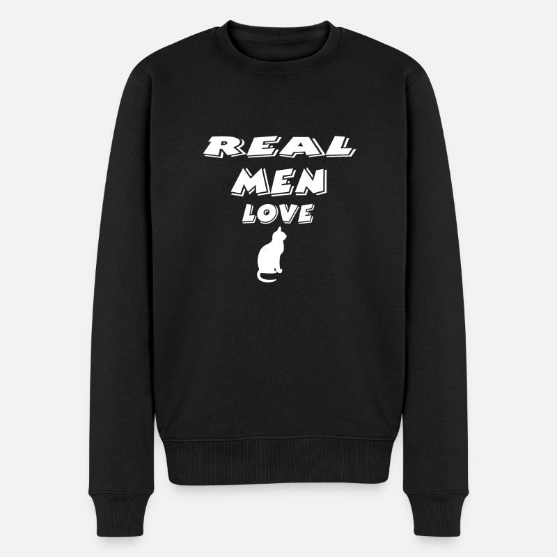 Chat - Pull Premium bio Homme - noir