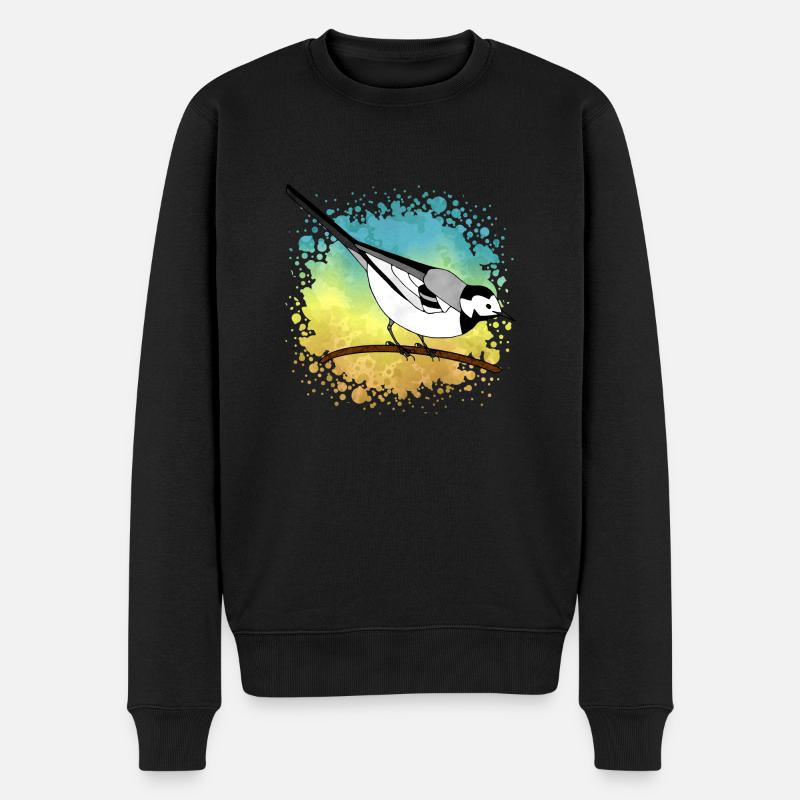 Oiseau - Pull Premium bio Homme - noir