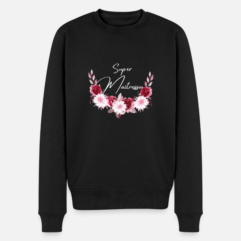 super maitresse - Pull Premium bio Homme - noir