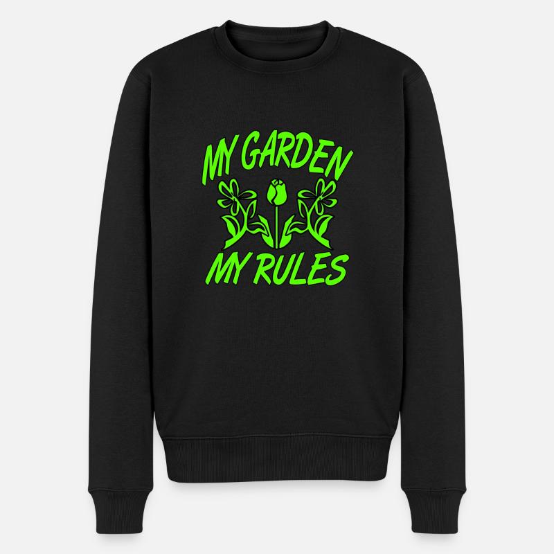 Jardin - Pull Premium bio Homme - noir
