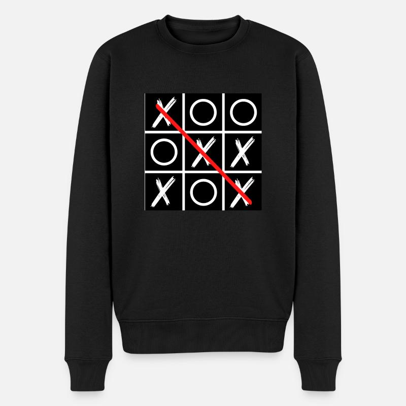 tic-tac-toe - Pull Premium bio Homme - noir