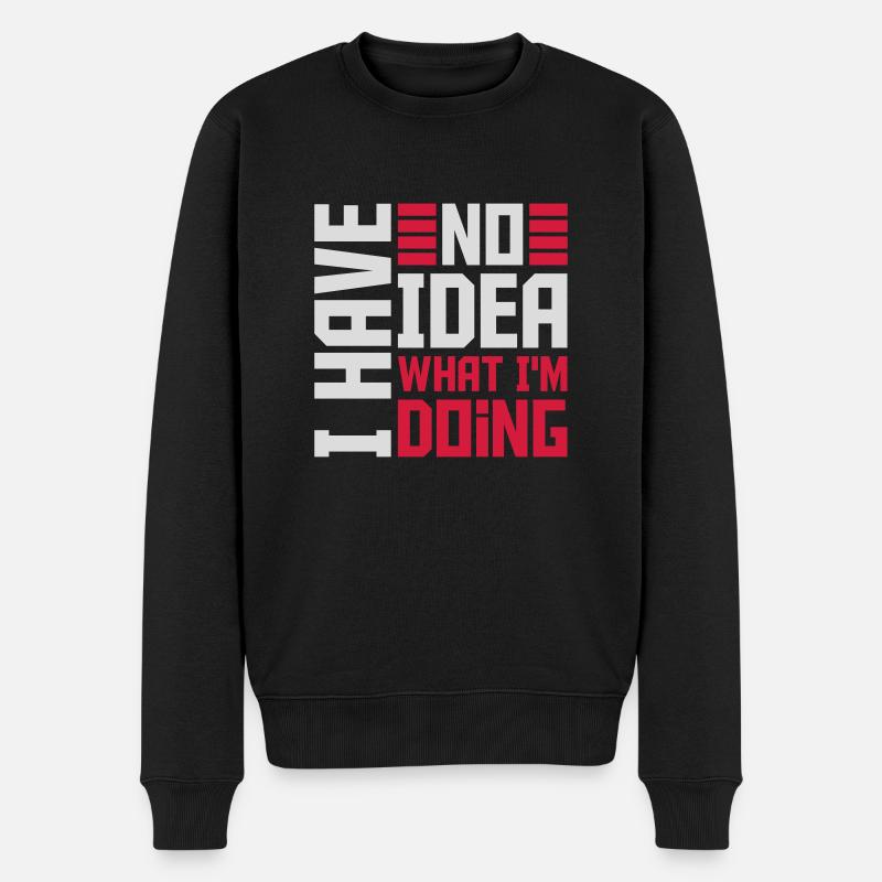 Aucune idée - Pull Premium bio Homme - noir