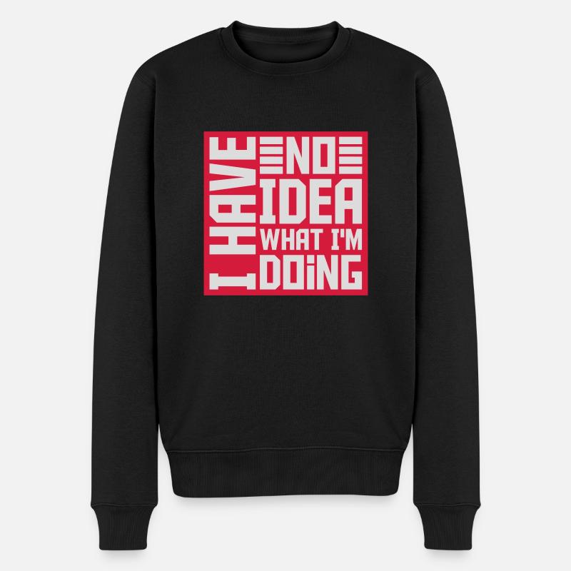 Aucune idée - Pull Premium bio Homme - noir