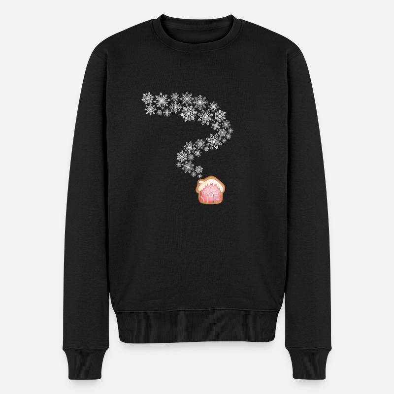 Lebkuchenhaus - Männer Premium Bio Pullover - Schwarz