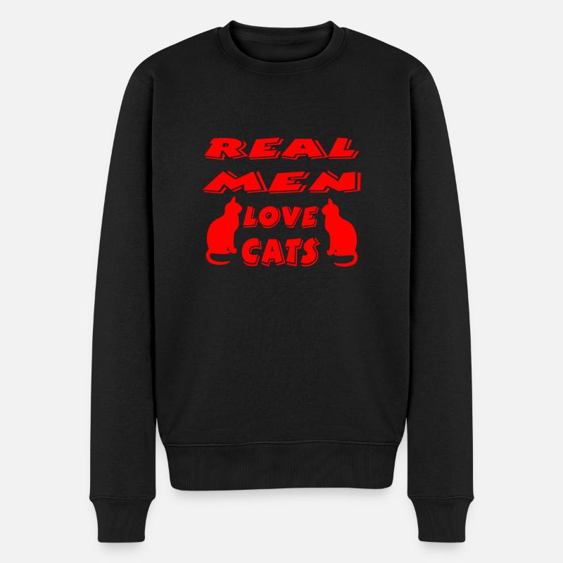 Chat - Pull Premium bio Homme - noir
