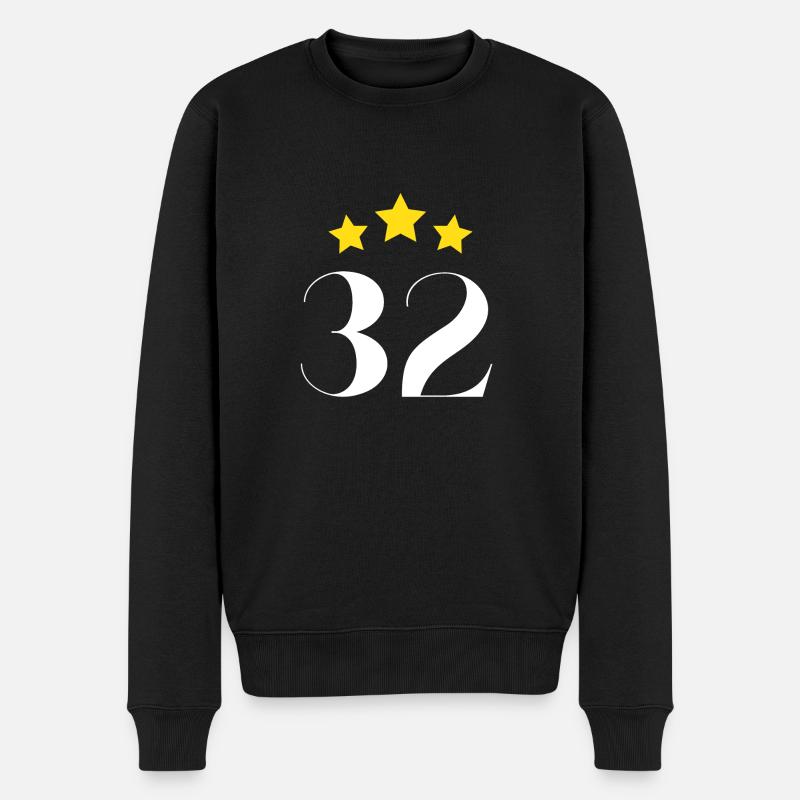 32e anniversaire étoilé - Pull Premium bio Homme - noir
