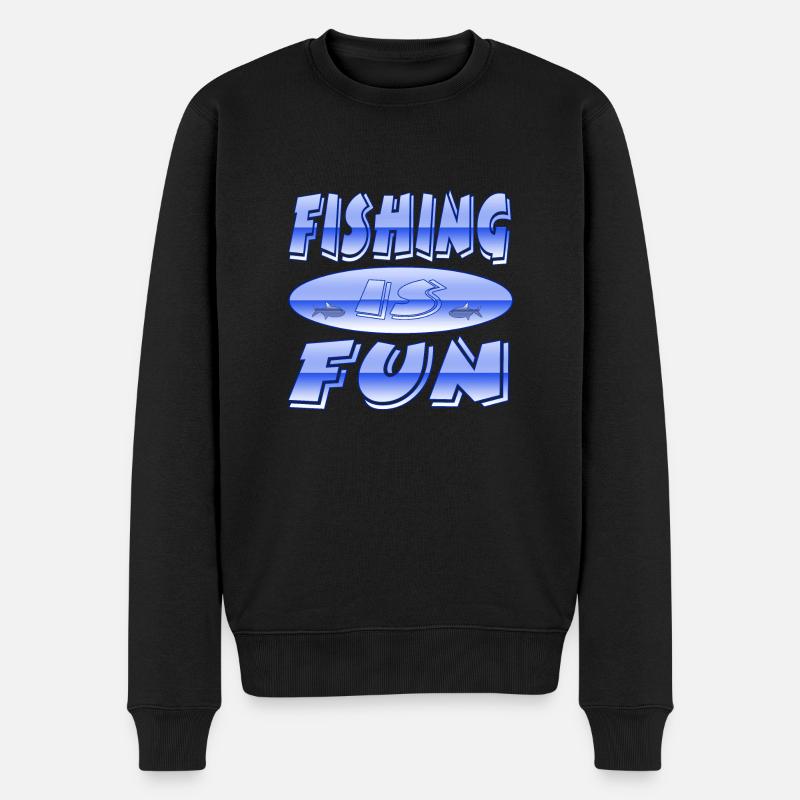 Pêche - Pull Premium bio Homme - noir