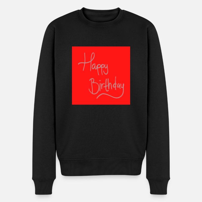 Danksagung - Männer Premium Bio Pullover - Schwarz