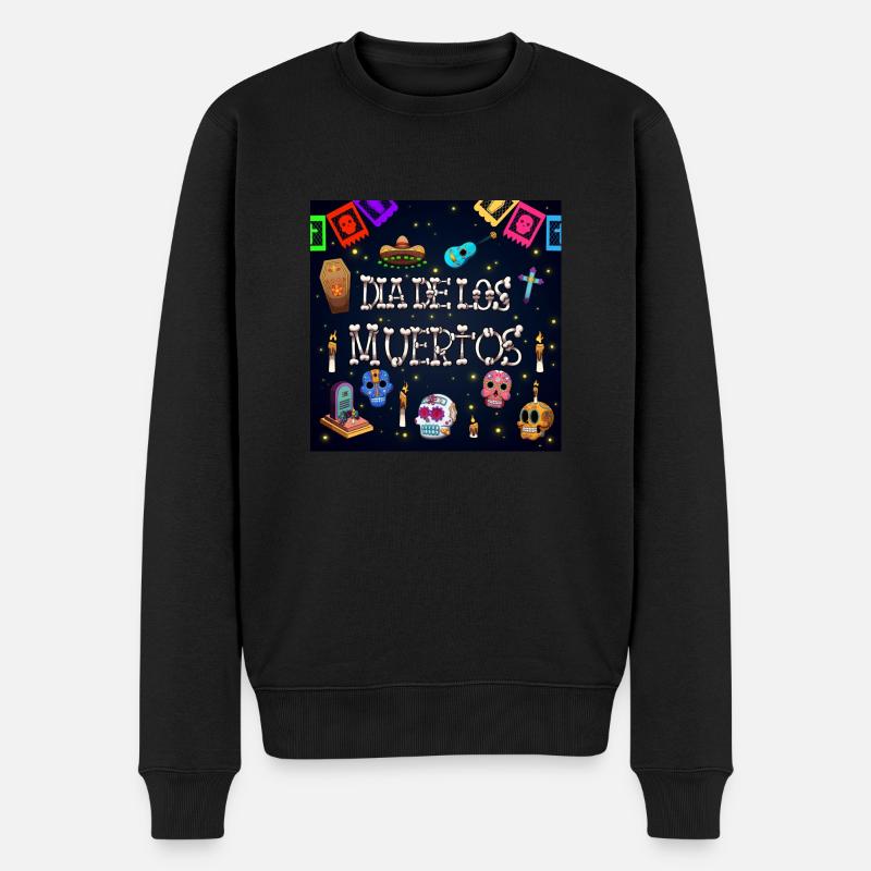 Dia De Los Muertos - Pull Premium bio Homme - noir