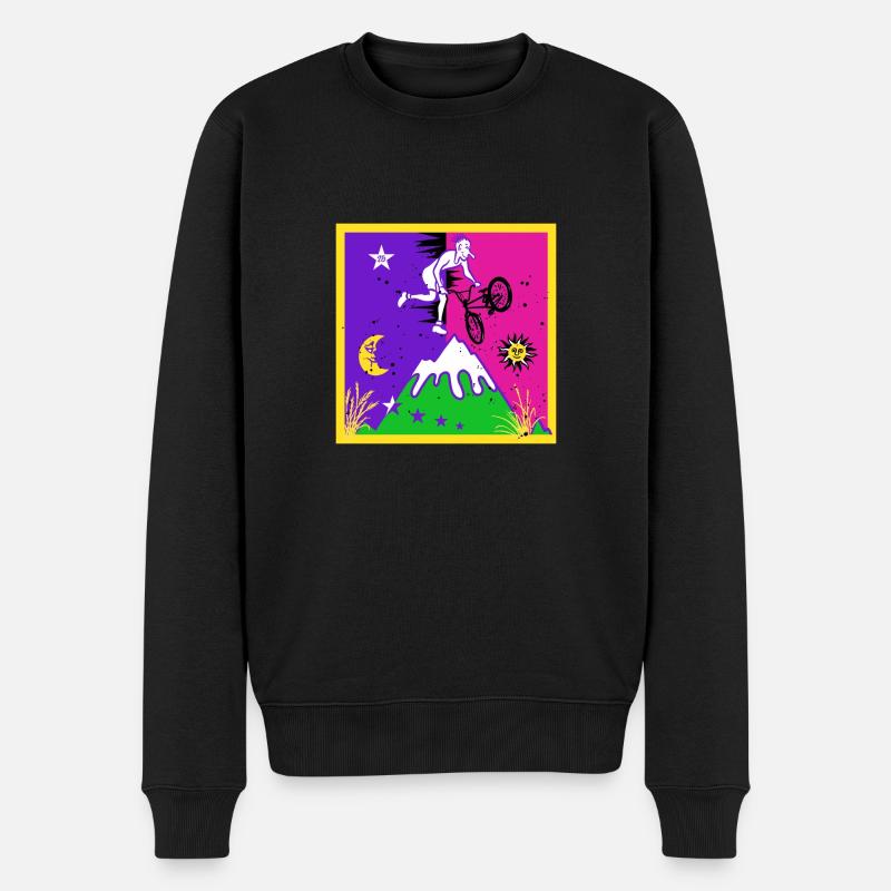 HOFFMAN BMX - Männer Premium Bio Pullover - Schwarz