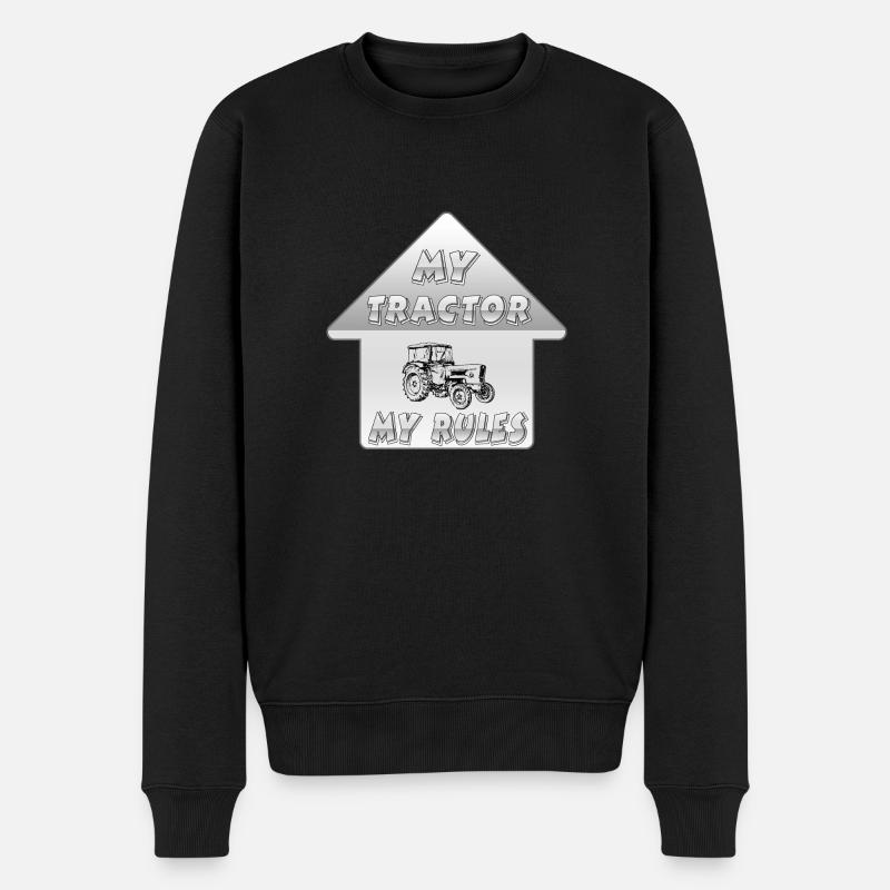 Tracteur - Pull Premium bio Homme - noir