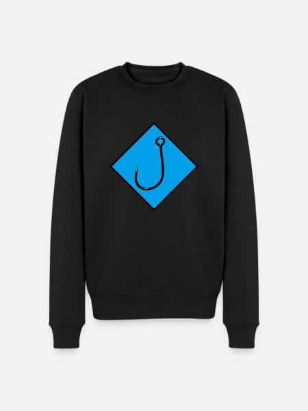 Hook - Men's Premium Organic Jumper - black