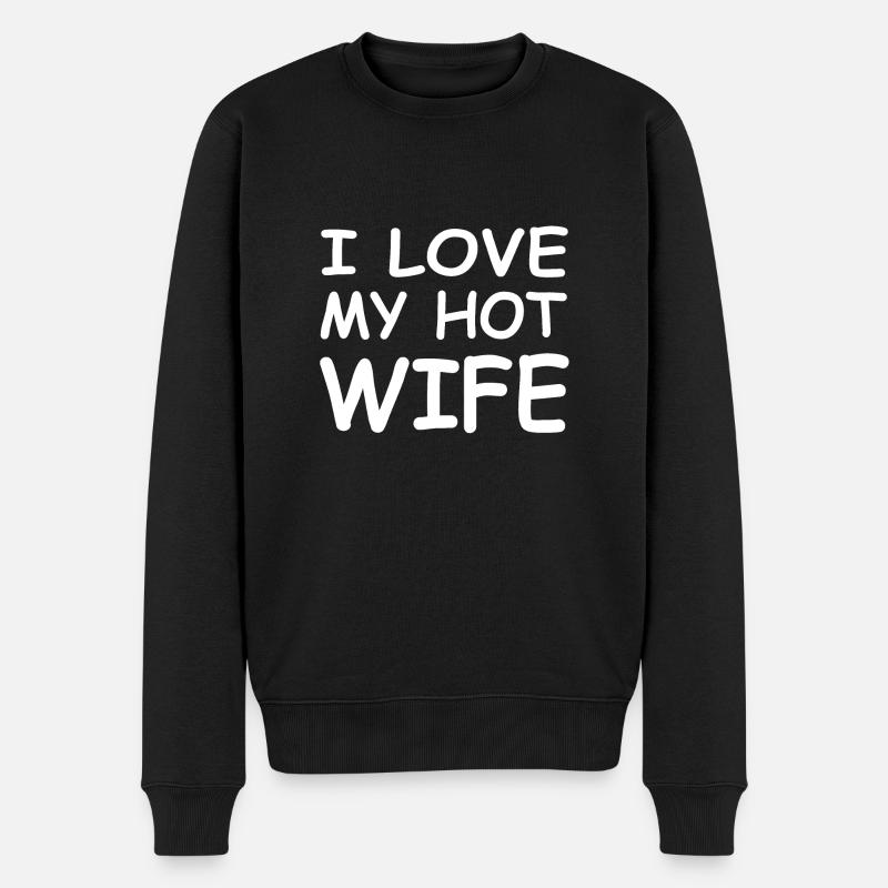 Amour - Pull Premium bio Homme - noir