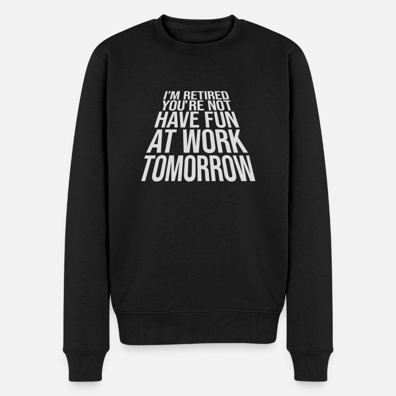 Amusez-vous au travail - Pull Premium bio Homme - noir