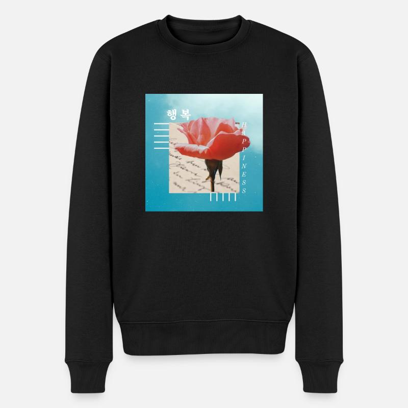 Coréen - Pull Premium bio Homme - noir