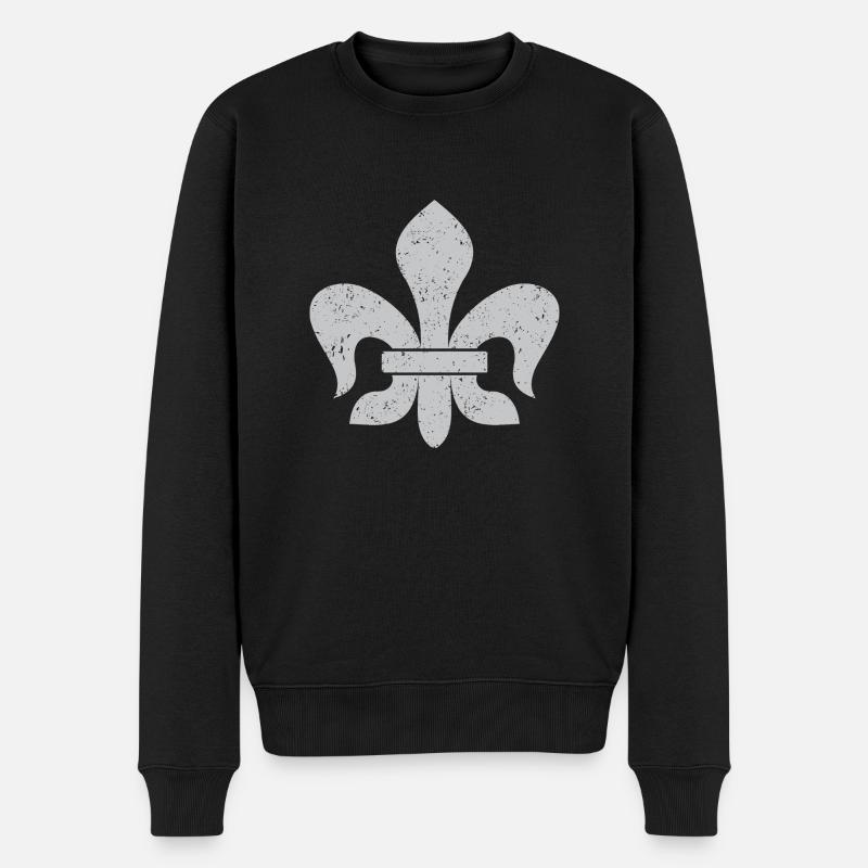 Lily / Lily Blossom - Belge - Pull Premium bio Homme - noir