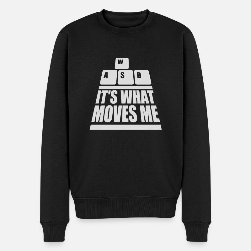 c’est ce qui m’émeut - Pull Premium bio Homme - noir