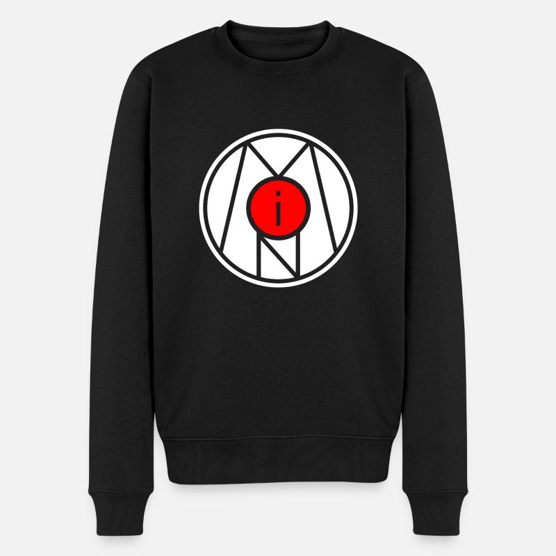 Moin Symbol - Männer Premium Bio Pullover - Schwarz