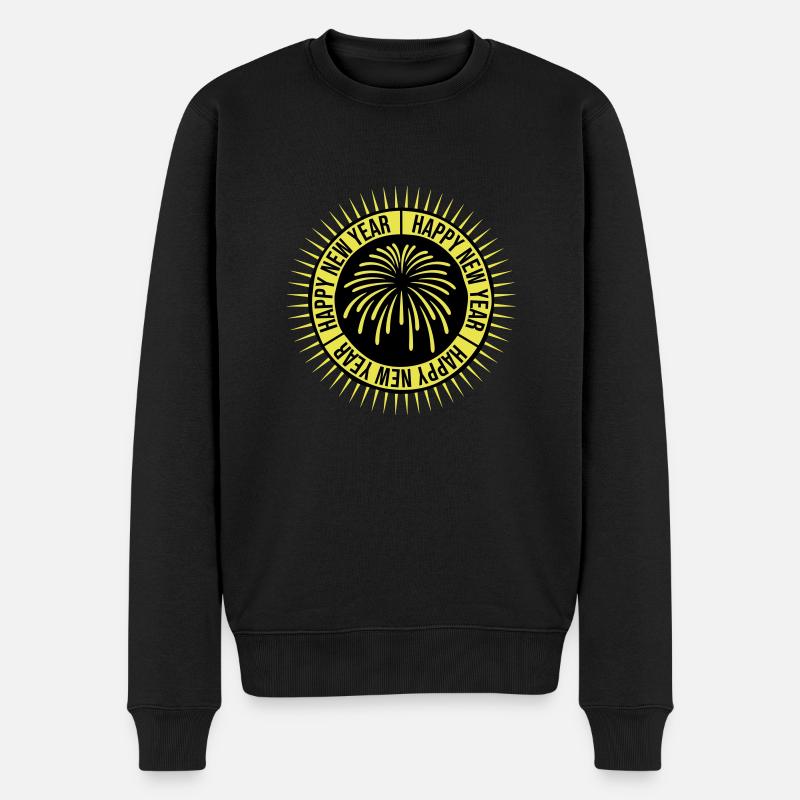 Citation Bonne année - Pull Premium bio Homme - noir