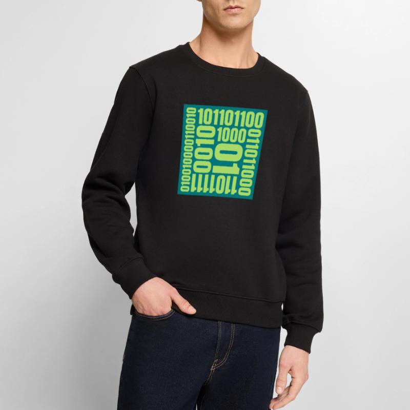 Langage de programme de code binaire Pull Premium bio Homme
