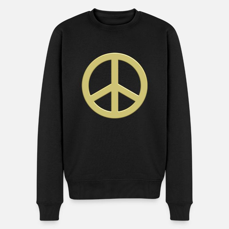 Signe de paix - Pull Premium bio Homme - noir