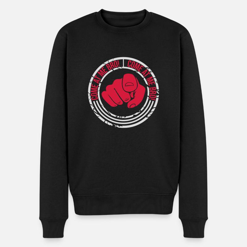 Viens à moi bro - Pull Premium bio Homme - noir