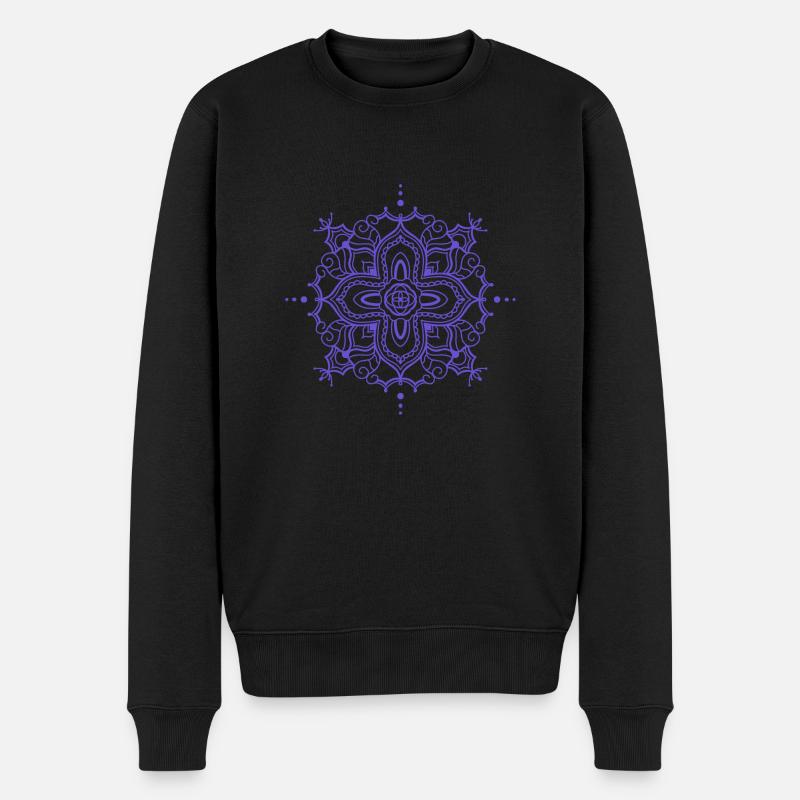 Style Mandala - Pull Premium bio Homme - noir