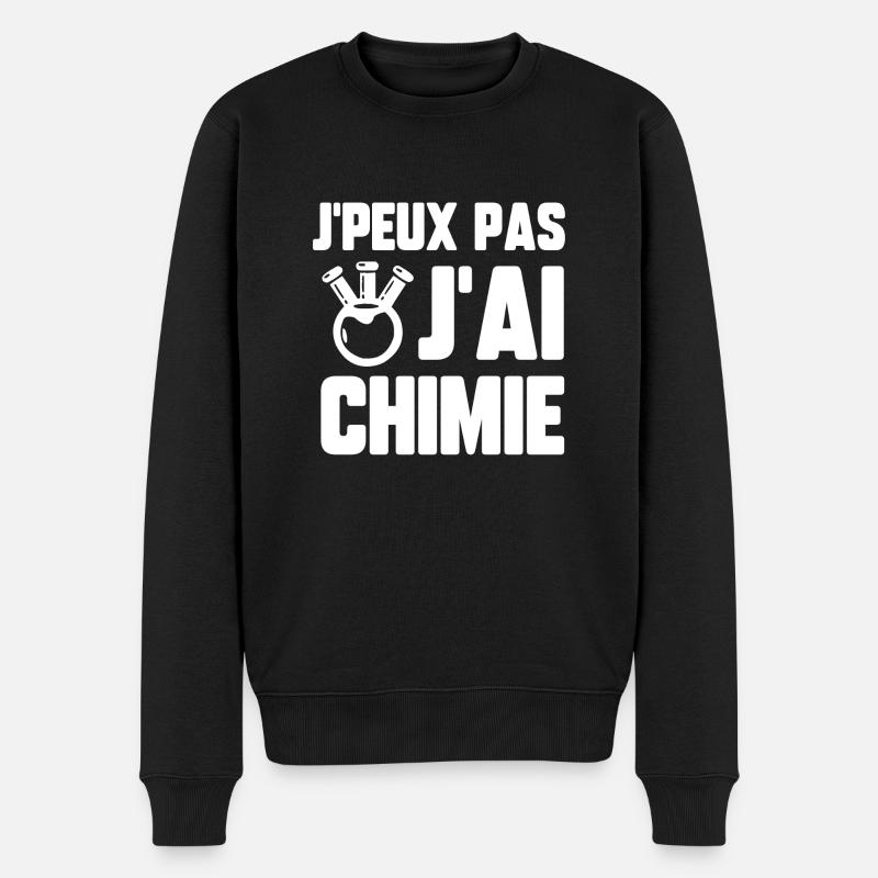 J’peux pas j’ai chimie - Pull Premium bio Homme - noir