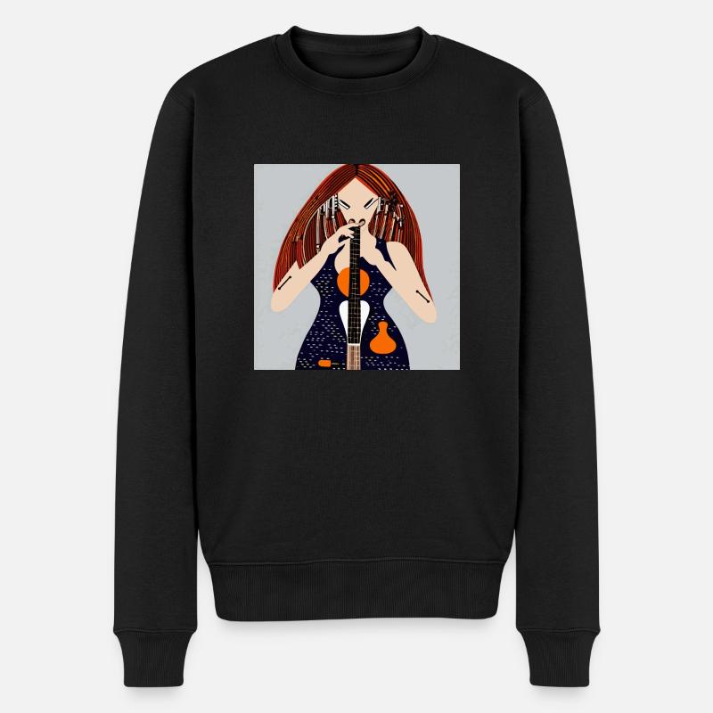 Fille de la musique - Pull Premium bio Homme - noir
