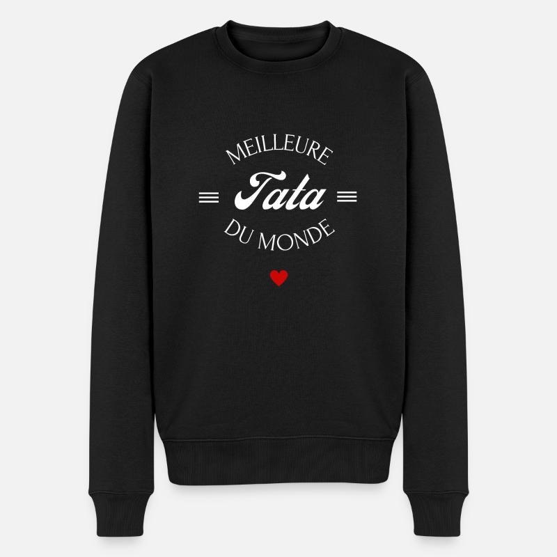 meilleure tata du monde - Pull Premium bio Homme - noir