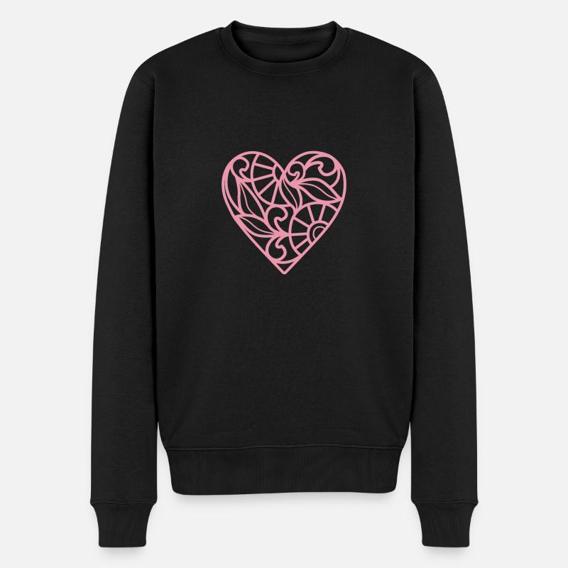 Cœur - Pull Premium bio Homme - noir