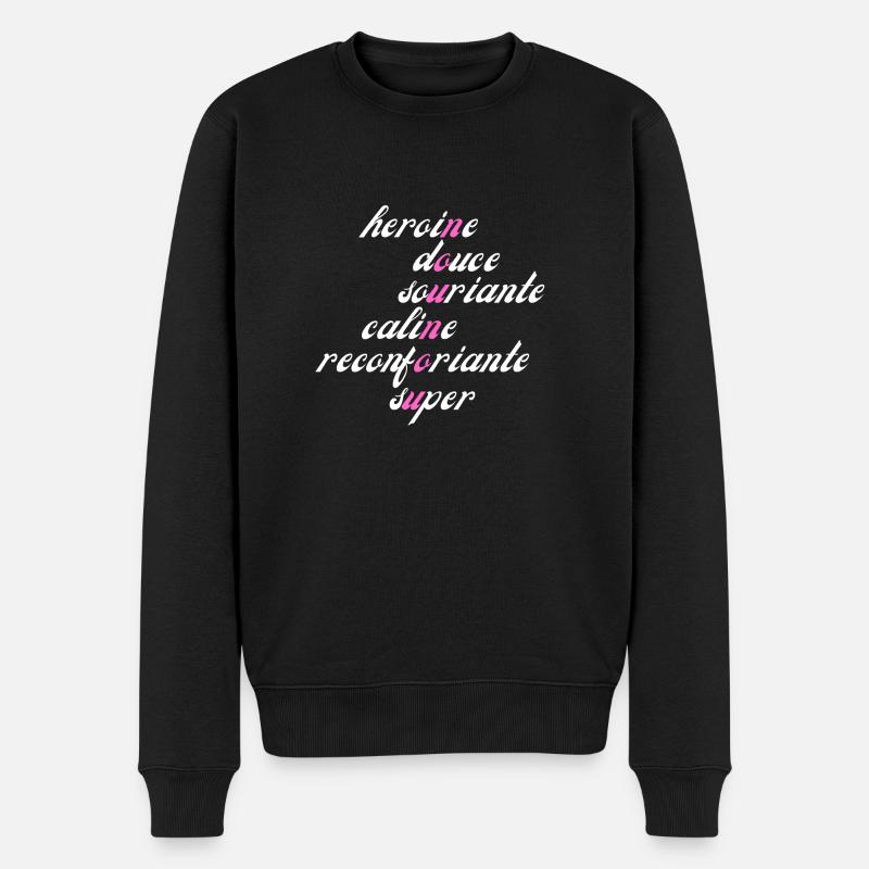 nounou de l'année - Pull Premium bio Homme - noir