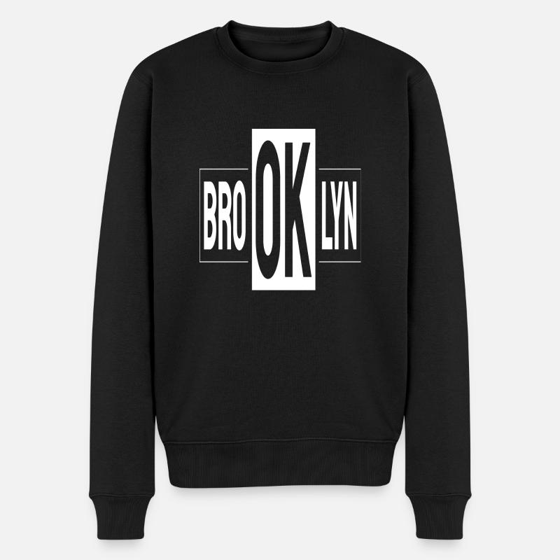 Brooklyn - Pull Premium bio Homme - noir