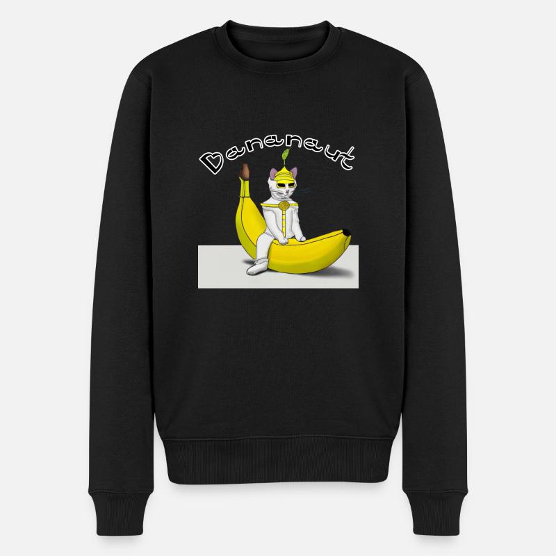Bananaut - Männer Premium Bio Pullover - Schwarz