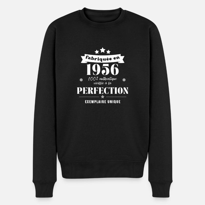 fabriquée en 1956 - Pull Premium bio Homme - noir