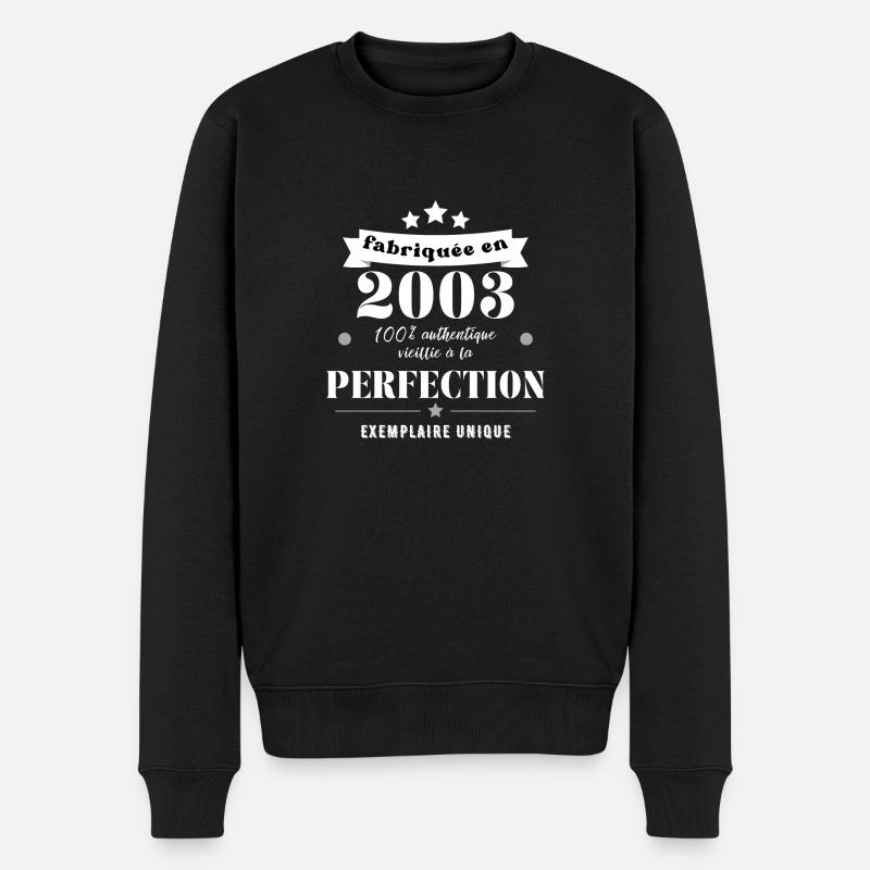 fabriquée en 2003 - Pull Premium bio Homme - noir