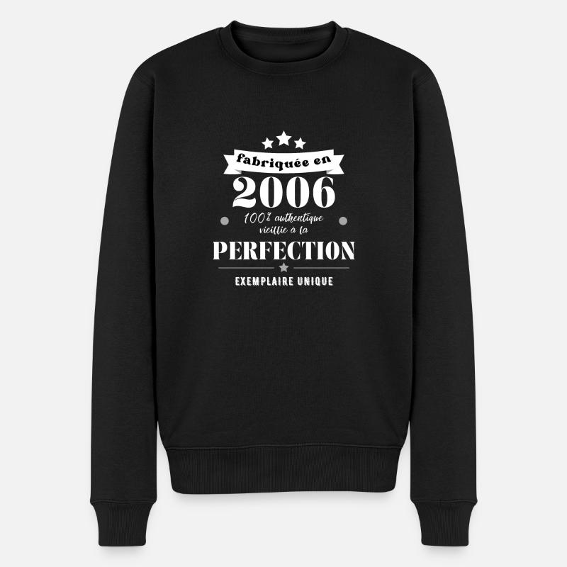 fabriquée en 2006 - Pull Premium bio Homme - noir