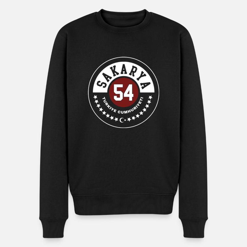 Sakarya - Männer Premium Bio Pullover - Schwarz
