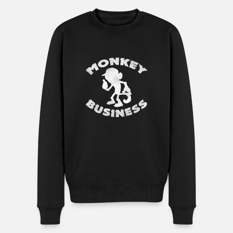 Singeries - Pull Premium bio Homme - noir