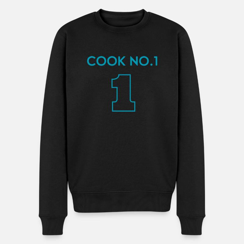 Chef Koch Nummer eins - Sternekoch - Männer Premium Bio Pullover - Schwarz