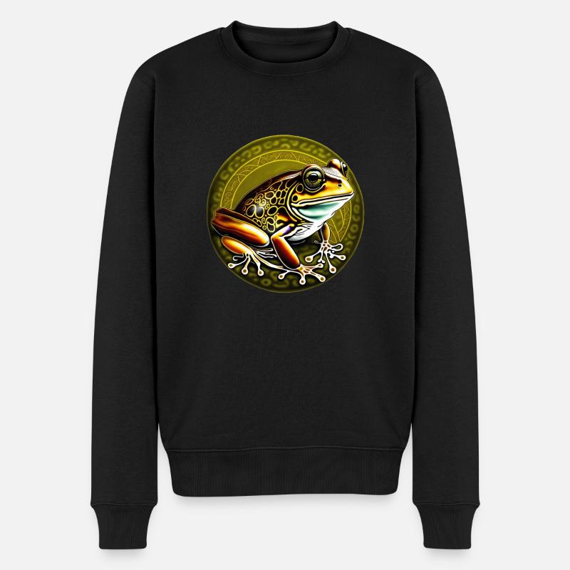 Grenouille - Pull Premium bio Homme - noir